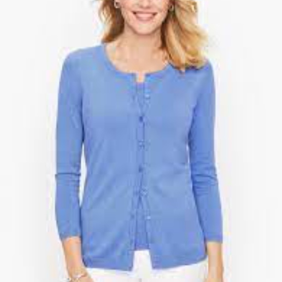 Talbots Cotton Cárdigan Sweater - Picture 4 of 4